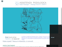 Tablet Screenshot of podologomilano.net